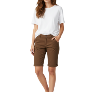 JEEP/LADY SHORTS CHINO MOCHA