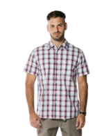JEEP/SHIRT CHECK ROOIBOS/GOOD GREY/RED