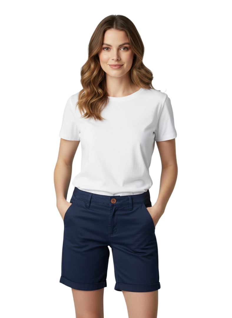 J2352-1 JEEP/LADY SHORTS NAVY - Image 1