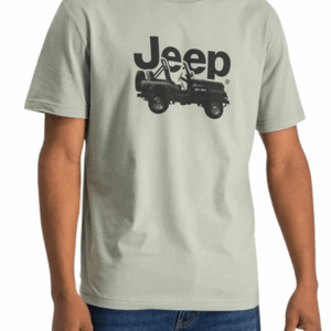 JEEP/TSHIRT SILVERED GREEN