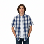 JEEP/SHIRT BLUE WHITE GREEN