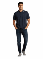 JEEP/GOLF T-SHIRT  TECHNICAL POLO NAVY