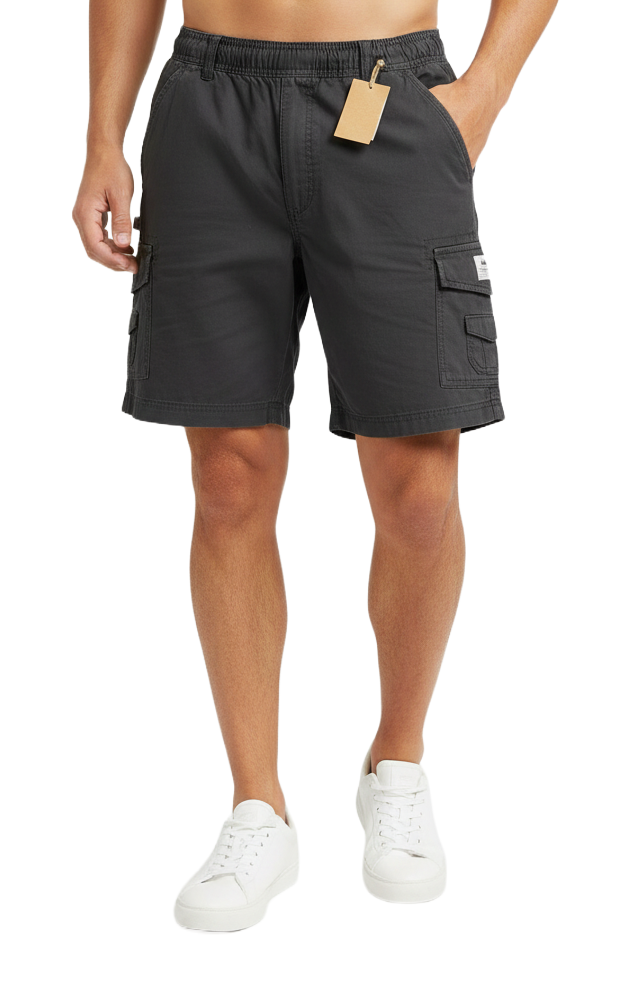 J2553-1 JEEP/SHORTS 21CM ELASTIC TOBACCO - Image 1