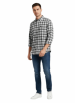 JEEP/LS SHIRT BLACK/WHITE JMW25089