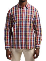 JEEP/LS SHIRT CRANBERRY COBALT JMW25091