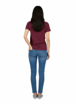 KAKIEBOS/LADY TSHIRT OXBLOOD RED KBLT600 - Image 2