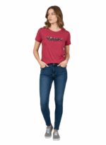 KAKIEBOS/LADY TSHIRT RED MELANGE KBLT587