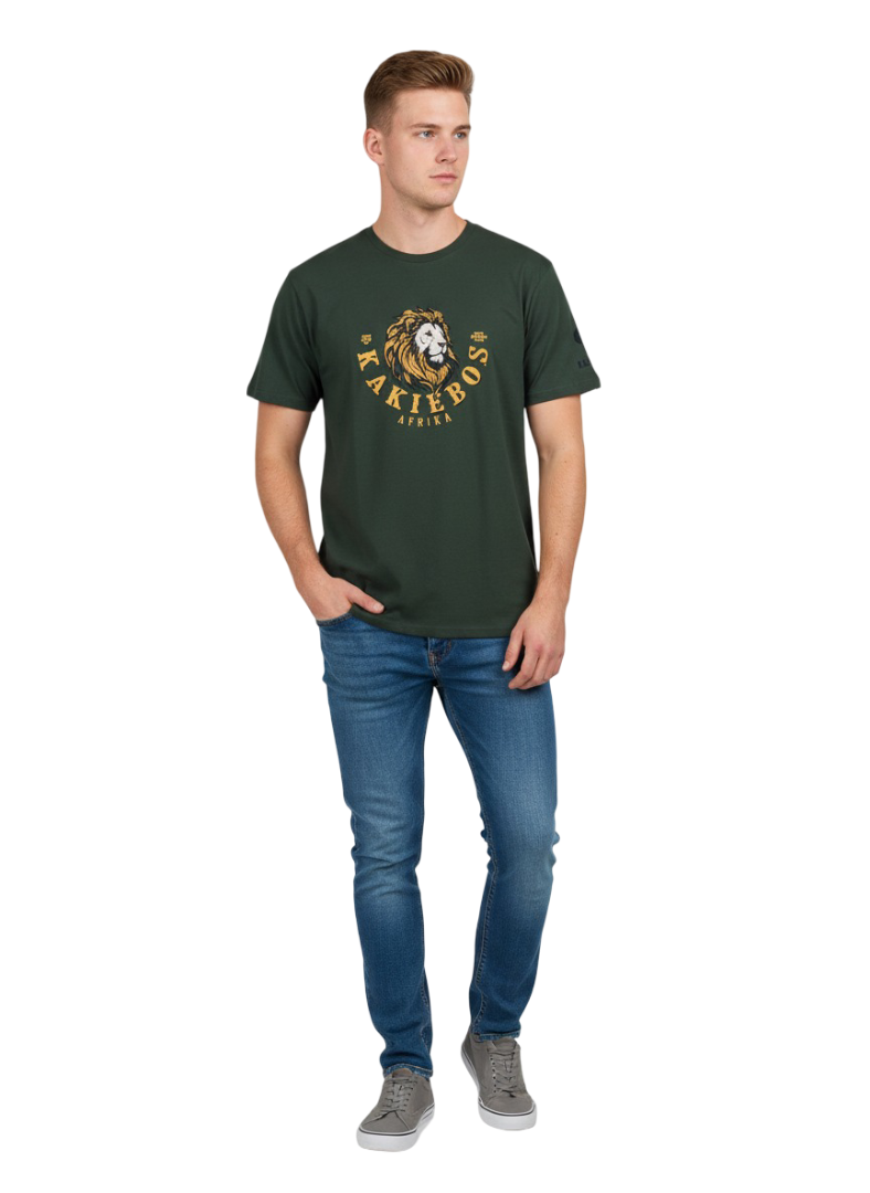 KB1065-1 KAKIEBOS/TSHIRT DARK OLIVE KBMT559 - Image 1