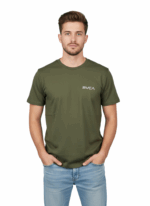 RVCA/TSHIRT OLIVE 10328 SMALL RVCA ESSENTIAL