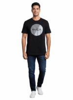 RVCA/TSHIRT BLACK SEGMENT 10461