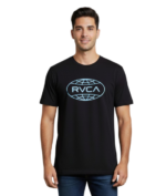 RVCA/TSHIRT BLACK GLOBAL IND 10460