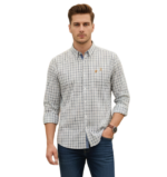 STERLING/LS SHIRT CHECK WHITE