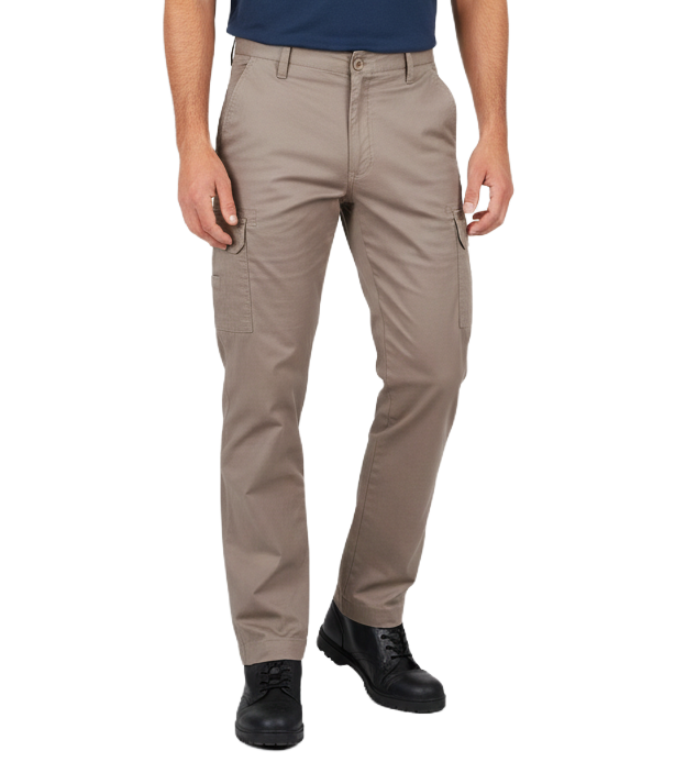 WIL124-2 WILDEBEES/CARGO PANTS KHAKI - Image 1