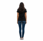 WILDEBEES/LADY TSHIRT BLACK WLA015 SCRIPTY - Image 2