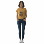 WILDEBEES/LADY TSHIRT HONEY GOLD WLA024 ENCHANTED KUDU