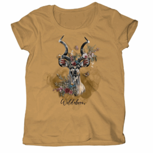 WILDEBEES/LADY TSHIRT HONEY GOLD WLA024 ENCHANTED KUDU