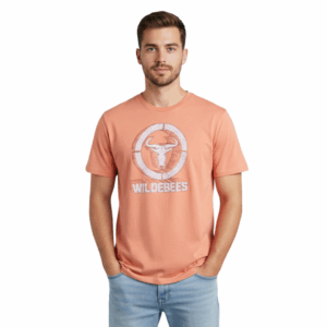 WILDEBEES/TSHIRT 3D METAL BURNT RUST WMA047