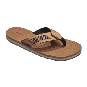 RVCA/SANDAL PERFORATED TBAR TAN 103063