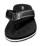 RVCA/SANDAL PERFORATED TBAR BLACK 103063 - Image 4