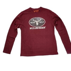 WILDEBEES/TSHIRT OVAL MESH LONG SLEEVE REDWOOD WBM057