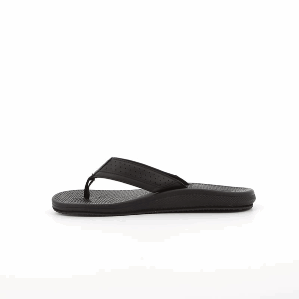 HUSH PUPPIES/STRUT BLACK SANDAL - Image 2