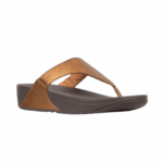 FITFLOP/LULU LEATHER BRONZE