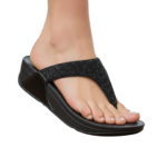 FITFLOP/LULU CRYSTAL EMBEL ALL BLACK - Image 6