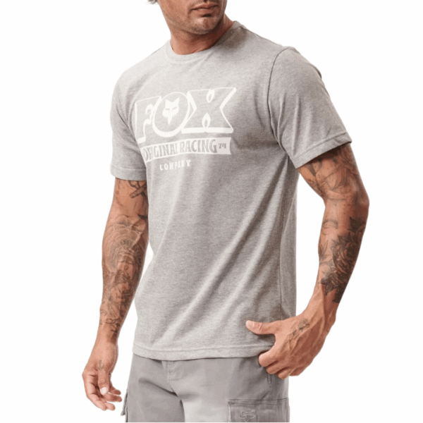 FOX/TSHIRT MEDIUM GREY HEATHER 0176 - Image 4