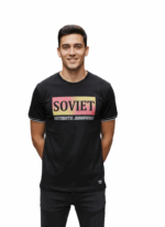 SOVIET/TSHIRT BLACK SVT9321 M DOMAIN