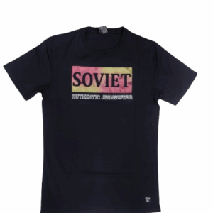 SOVIET/TSHIRT BLACK SVT9321 M DOMAIN