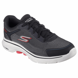 SKECHERS/216556 BLACK RED-GO WALK 7