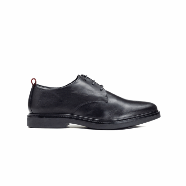 HUSH PUPPIES/JACE BLACK LEATHER - Image 2