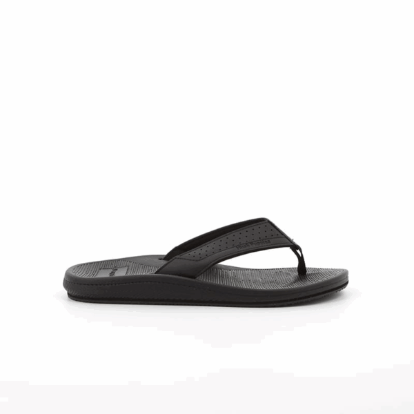 HUSH PUPPIES/STRUT BLACK SANDAL - Image 5