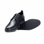 HUSH PUPPIES/JACE BLACK LEATHER - Image 4