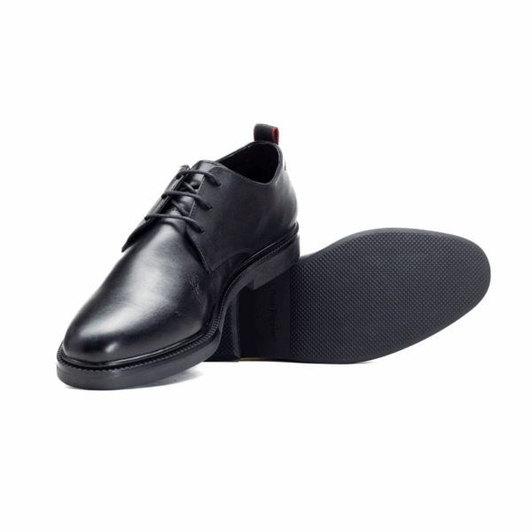 HUSH PUPPIES/JACE BLACK LEATHER - Image 4
