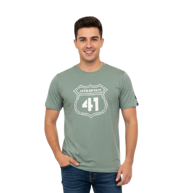 J2623-1 JEEP/TSHIRT GREEN JMS25010 - Image 1