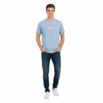 JEEP/TSHIRT BLUE GPRAPHIC JMS25022