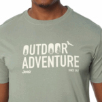 JEEP/TSHIRT OLIVE GRAPHIC TEE JMS25040 - Image 2