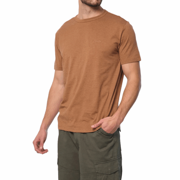 JEEP/TSHIRT BROWN EMBROIDERY ICON JMS25300 - Image 2