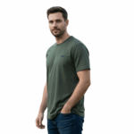 JEEP/TSHIRT GREEN EMBROIDERY JMS25300