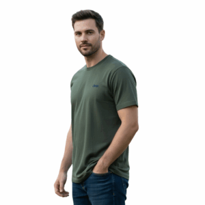 JEEP/TSHIRT GREEN EMBROIDERY JMS25300