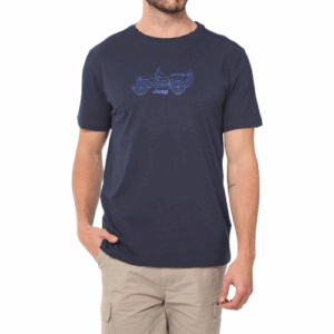JEEP/TSHIRT NAVY CAR LOGO JMS25214