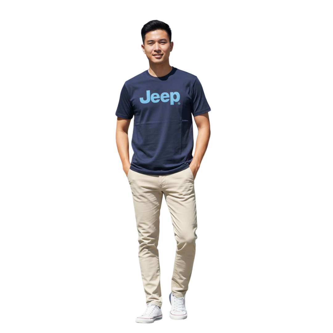 J2658-1 JEEP/TSHIRT NAVY JMS25037 - Image 1