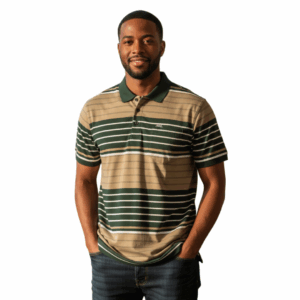 JEEP/GOLF TSHIRT MULTI STRIPE JMS25082