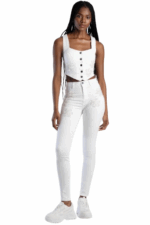 SISSYBOY/JEAN SKINNY WHITE PS32413
