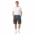 SOVIET/SHORTS CARGO DARK GREY MIMIC SVT9436
