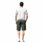 STERLING/SHORTS 21CM ELS OLIVE STRETCH 3891880 1044 49 - Image 3