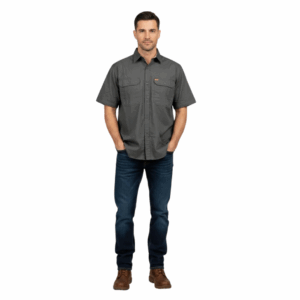 STERLING/SHIRT SS PLAIN GREY OUTDOOR