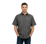 STERLING/SHIRT SS PLAIN GREY OUTDOOR