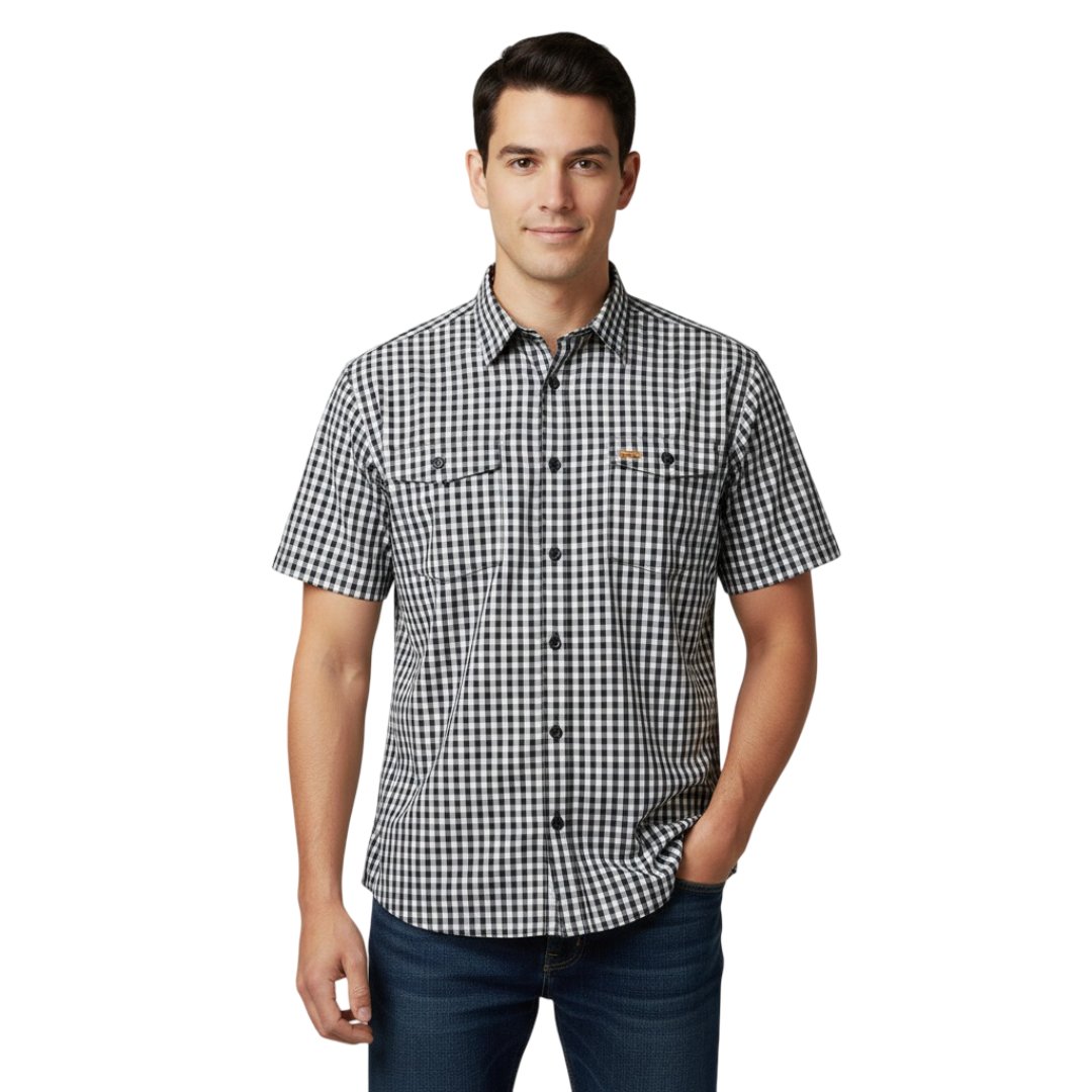 STER521-1 STERLING/SHIRT CHECK NAVY WHITE 3193019 1149 98 - Image 1
